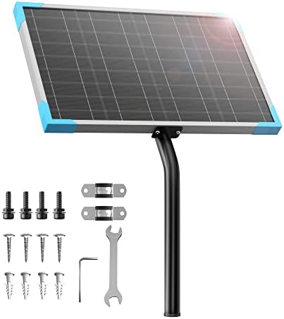 Voltset 10 Watt Güneş Paneli Pil Şarj Cihazı Güneş Elektrikli Çit Şarj Cihazı Elektrikli Otomatik Kapı Açacağı, Elektrikli