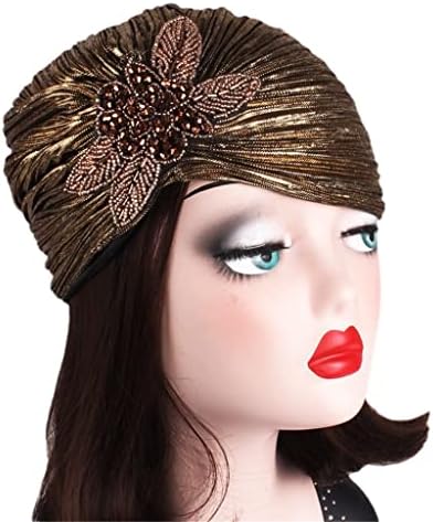 XXXDXDP Kadın Hicap Türban şapka Şapka Bere Bayanlar saç aksesuarları Eşarp Kap Saç Dökülmesi (Renk: D, Boyut: 1)