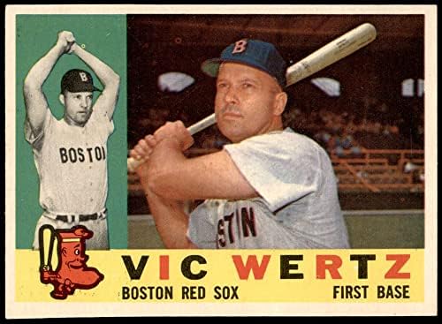 1960 Topps 111 Vic Wertz Boston Red Sox (Beyzbol Kartı) ESKİ/MT Red Sox