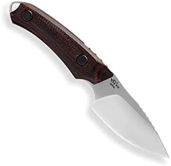 Buck Bıçaklar 662 Alfa İzci Pro Sabit Bıçak avcılık bıçağı, 2 7/8 S35VN Çelik Bıçak, ceviz Dymalux Kolu Deri Kılıf