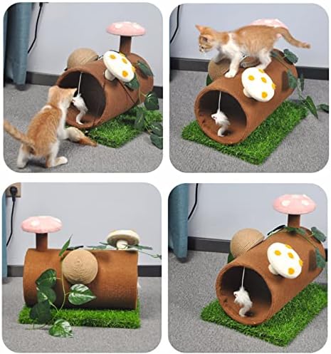 tshy kedi tüneli Yatak Yumuşak Sıcak Çizilmeye Dayanıklı Kedi Tünelleri Kapalı Kediler Tünel Tüp, Kedi Kazıyıcı Pet