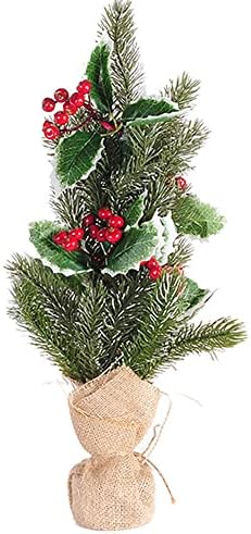 AYDFN Noel Ağacı Masaüstü Süsler Noel Süslemeleri Küçük Noel Ağacı 14.8 İn Şifreli Tatil Sahne Dekorasyon Kapalı,