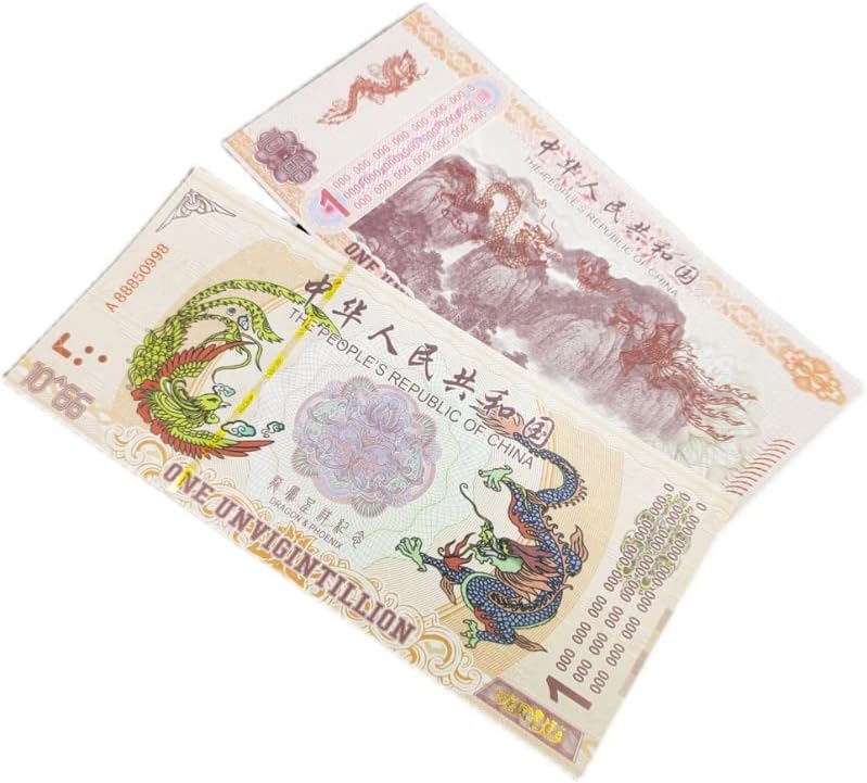 66 Yeni Ejderha ve Anka Kuşu Chengxiang Hatıra Paraları Uğurlu Kuponlar Ejderha ve Anka Kuşu Dansı Floresan banknotlar